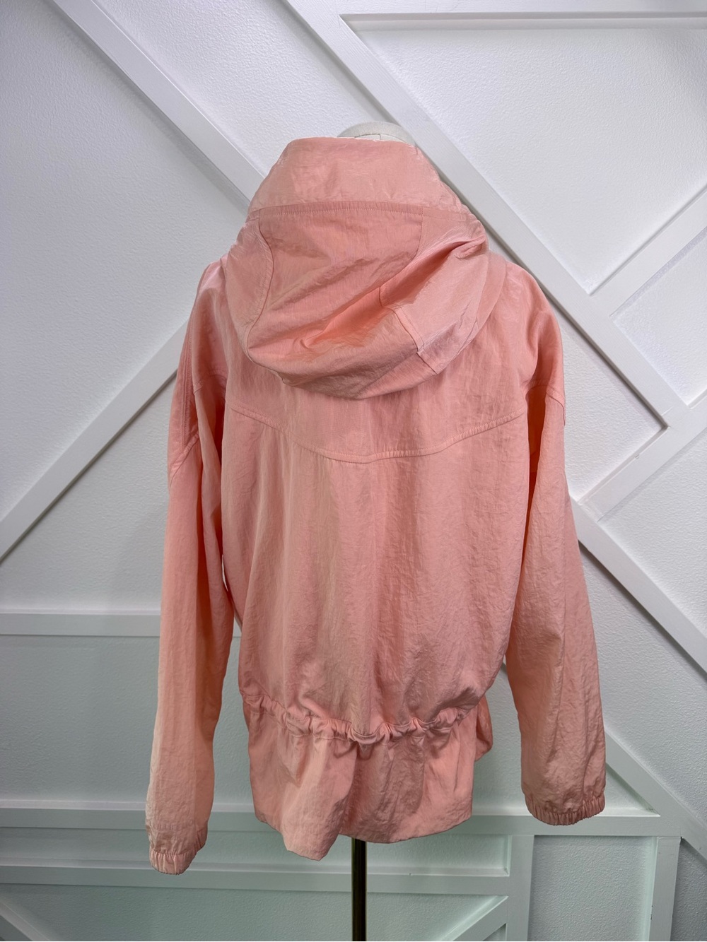 Lululemon Ready to Go Jacket In Pink Mist Size 12 Drawcord Waistband - Picture 8 of 13